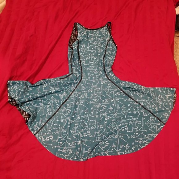 EUC Blackmilk Periodic Table VS Mathematicool Inside Out Dress IOD Limited - Picture 2 of 7